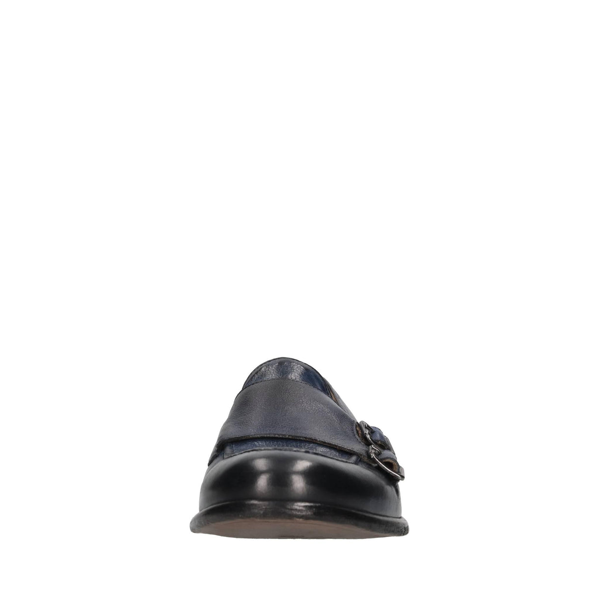 Mocassini doppia fibbia in pelle 