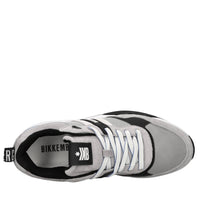 Sneakers in camoscio, ecopelle e tessuto 