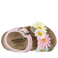 Sandali in ecopelle e glitter 