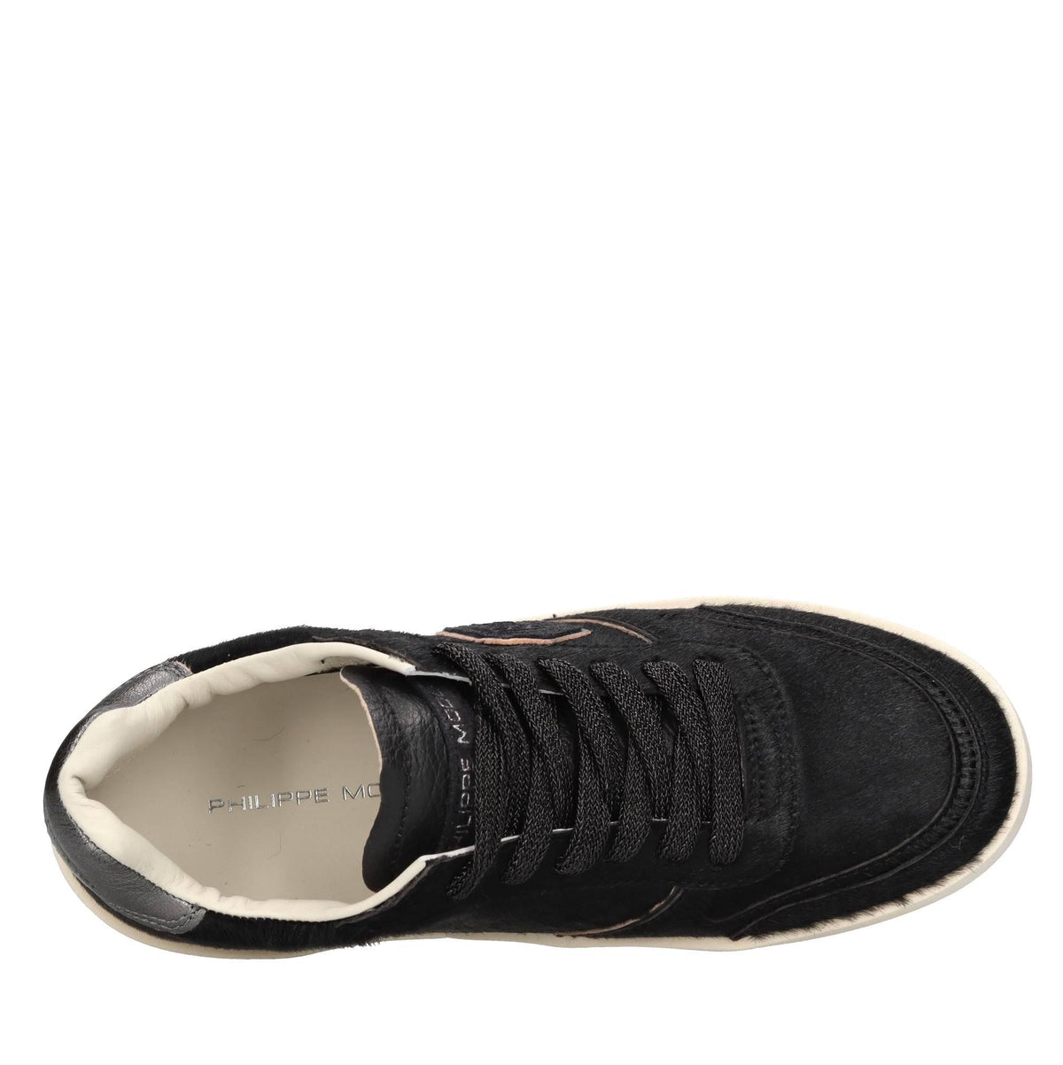 Sneakers in cavallino e camoscio 