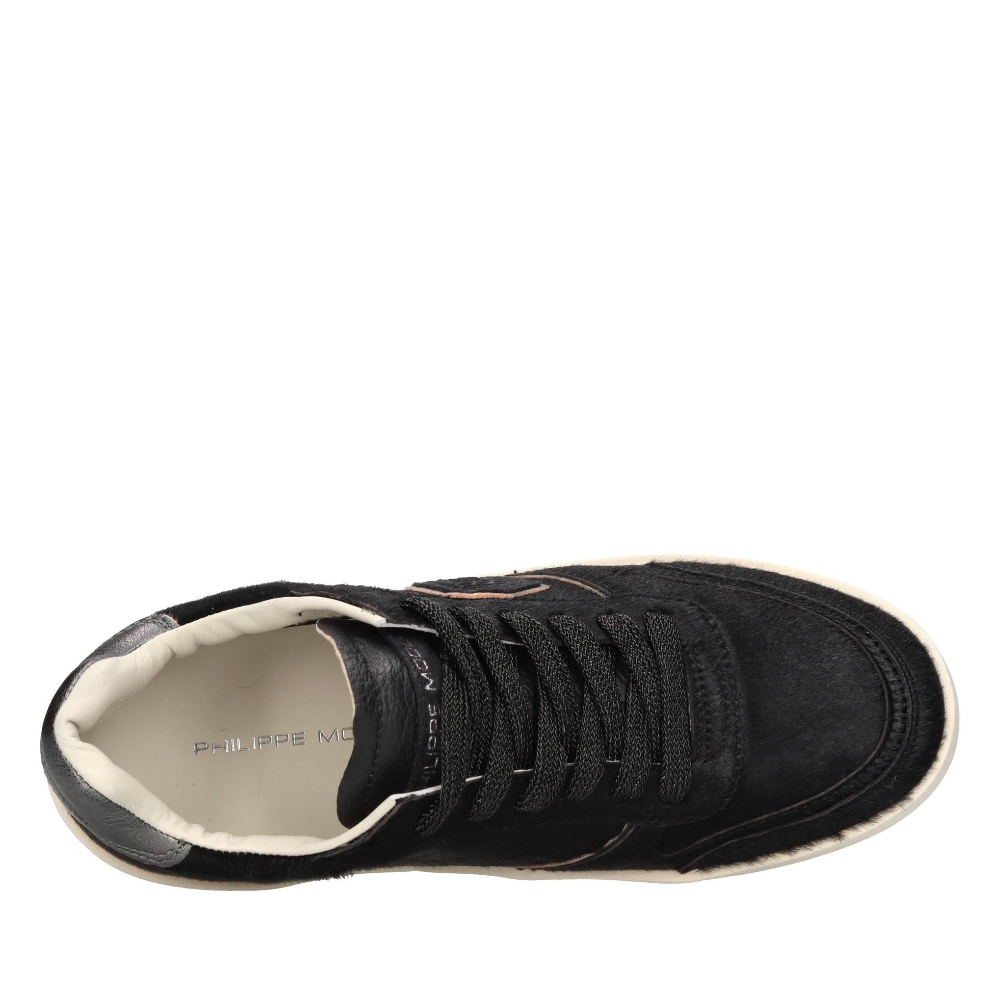 Sneakers in cavallino e camoscio 