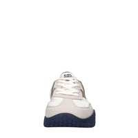 Sneakers in camoscio ecopelle e tessuto 