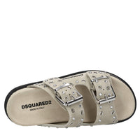 Mules in camoscio e strass 