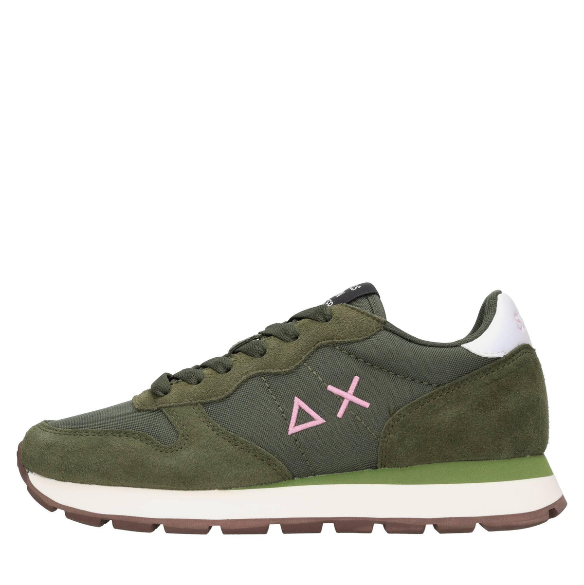 Sneakers modello Z44201 SUN68 in pelle scamosciata e tessuto traspirante 
