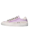 EMANUELLE VEE Sneakers in pelle,tessuto e strass
