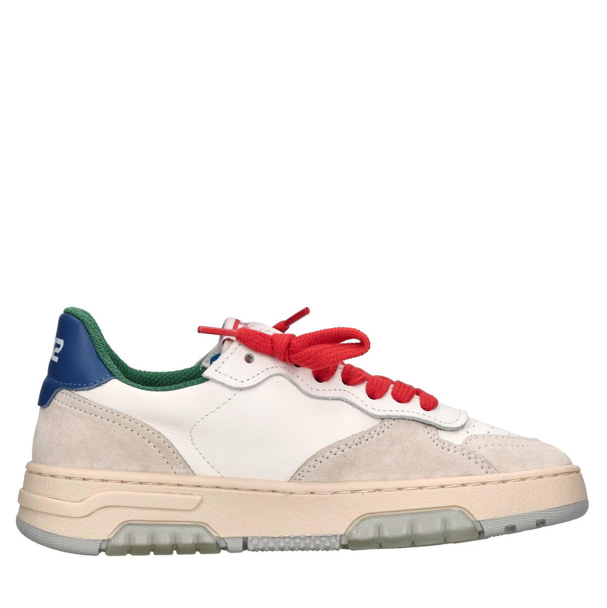 Sneakers in pelle e camoscio 
