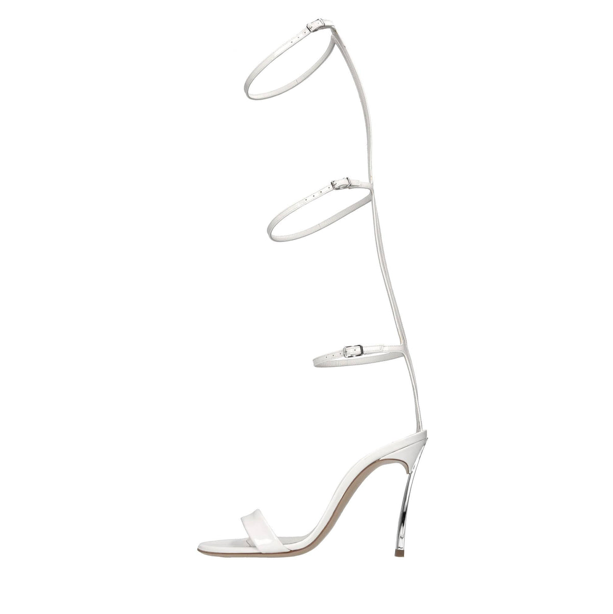 Sandali Blade Tiffany in vernice 