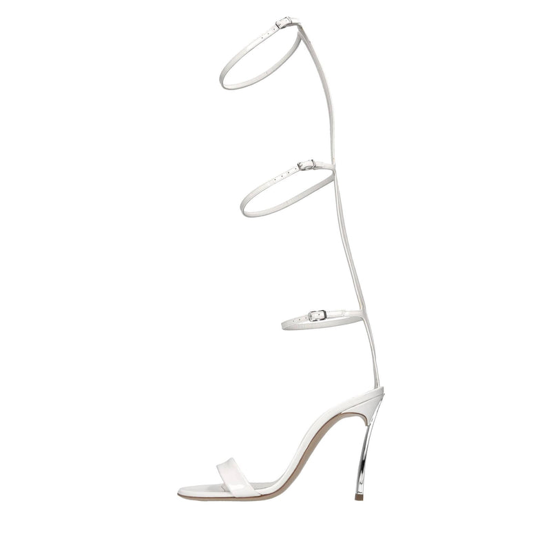 Sandali Blade Tiffany in vernice 