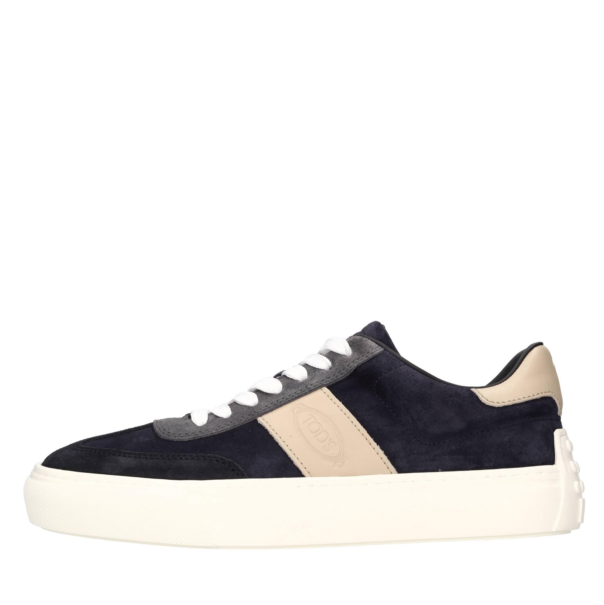 Sneakers in pelle e camoscio 