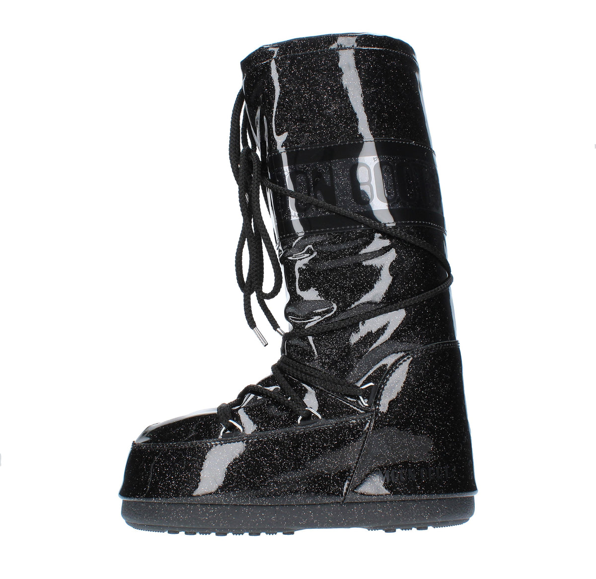 Stivali da neve modello ICON GLITTER MOON BOOT in nylon tecnico idrorepellente 