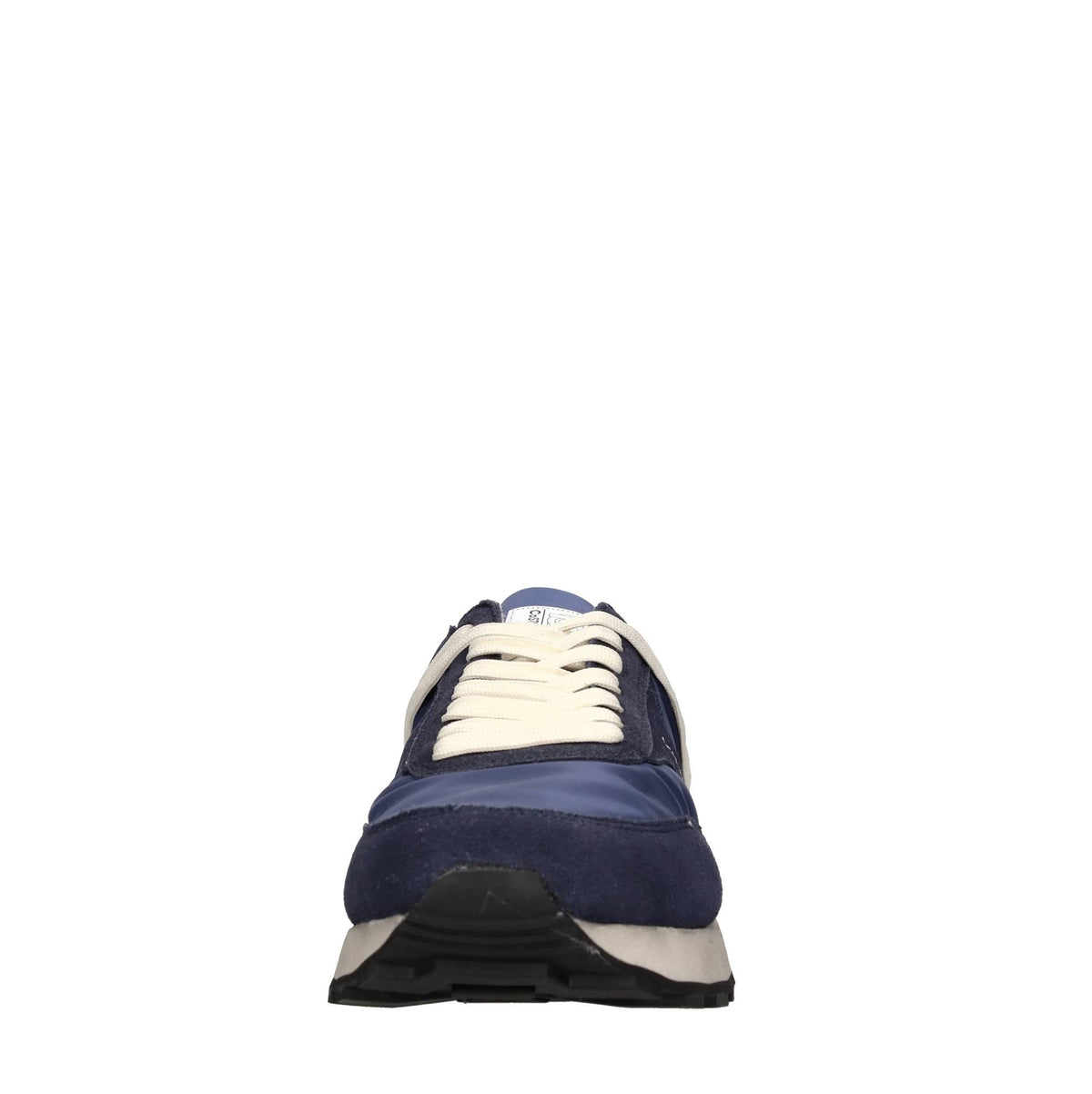 Sneakers in camoscio e tessuto 