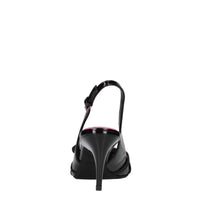 Décolleté slingback in pelle 