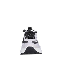 Sneakers in tessuto e camoscio 