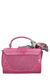 Borsa mini Tempest in camoscio e pelle 