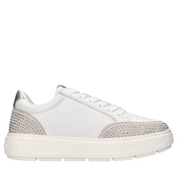 Sneakers in camoscio, ecopelle e strass 