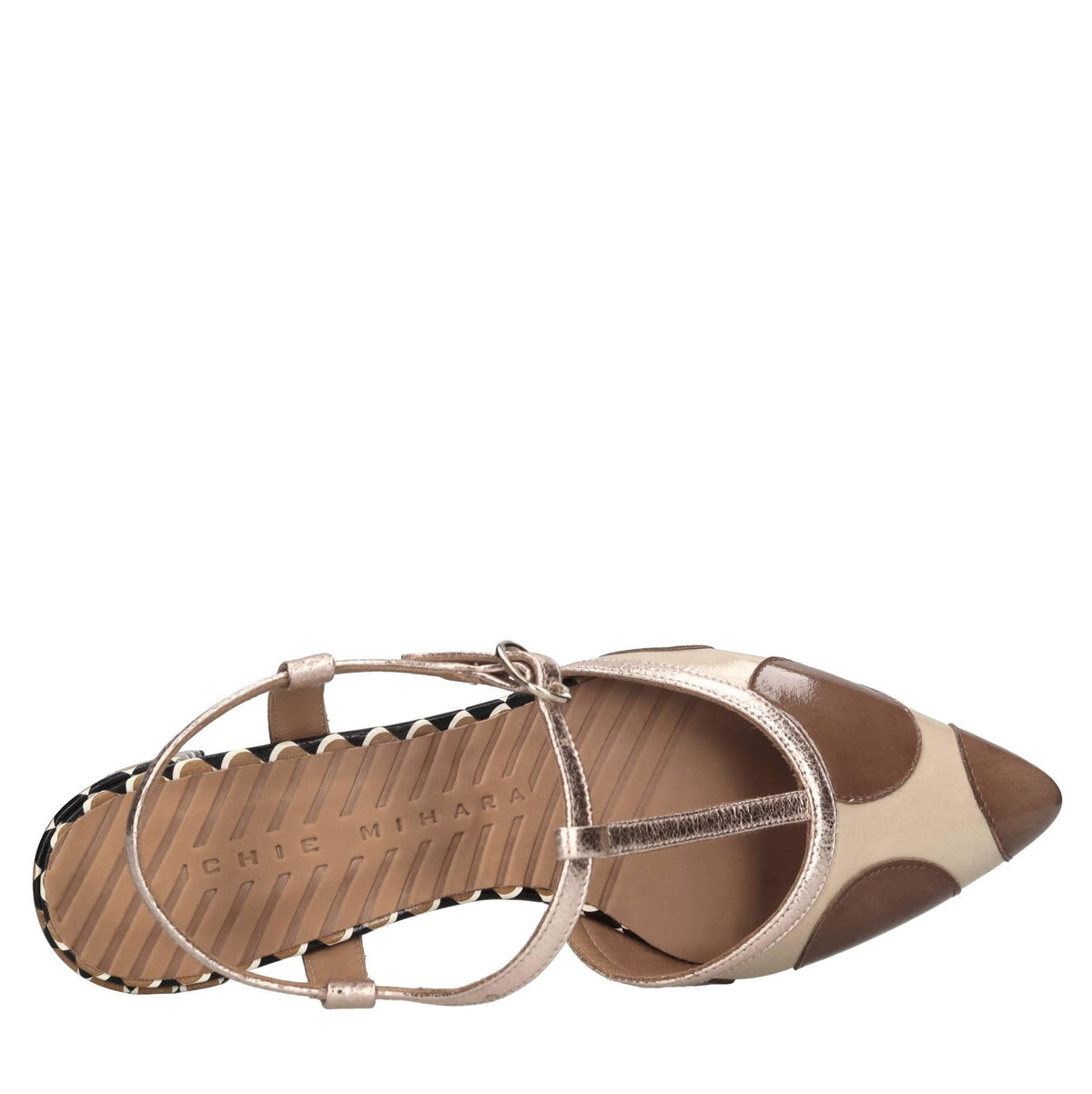 Décolleté slingback Hamel in pelle 