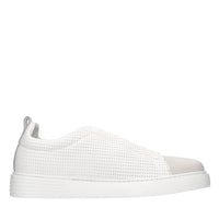 Slip-on in pelle e camoscio 