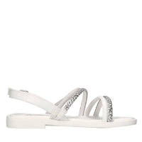 Sandali in ecopelle e strass 