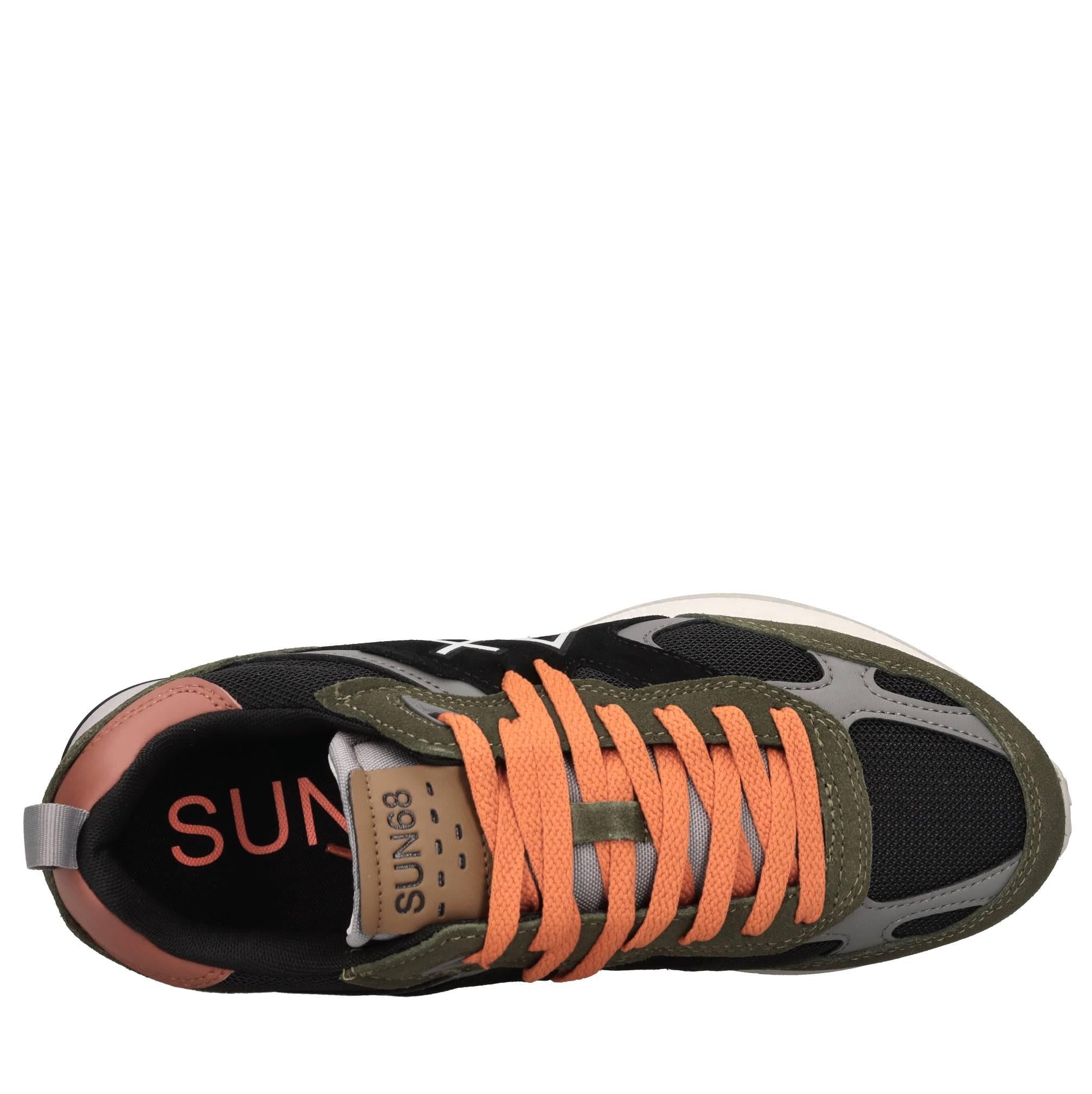 Sneakers Jaki Outdoor in camoscio, ecopelle e tessuto 