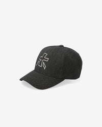Cappello PREMIATA in cotone con cinturino in pelle e fibbia.<BR/> 