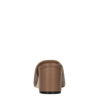 Mules in pelle 