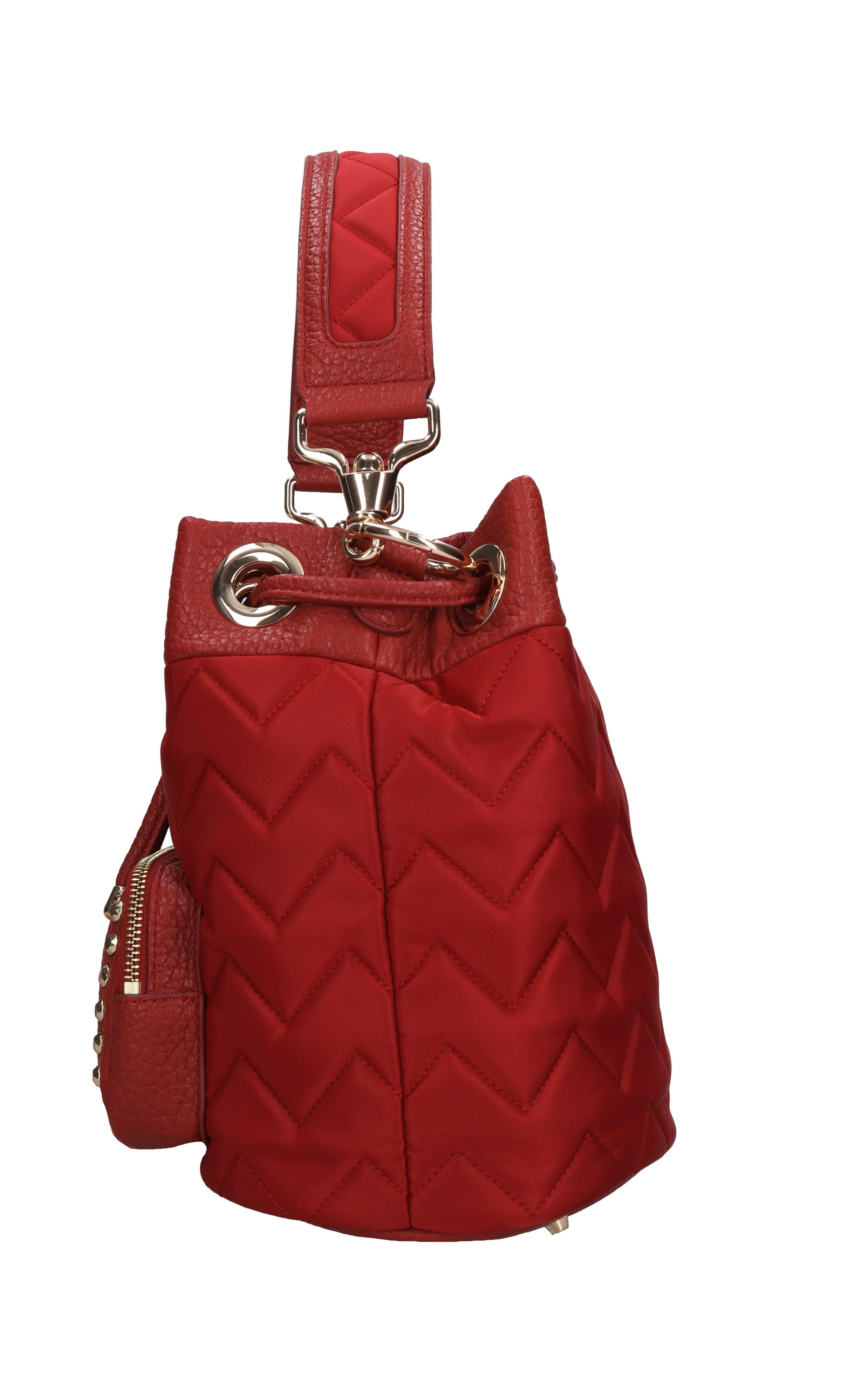 Borsa Dark Wave in tessuto ed ecopelle 