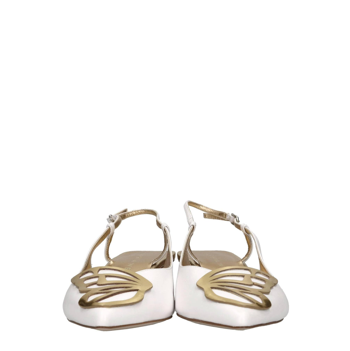 Décolleté slingback modello BUTTERFLY LOW in pelle 