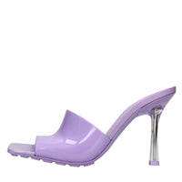Mules in pelle e gomma 
