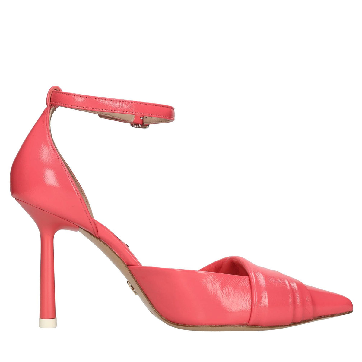 Décolleté slingback in pelle 