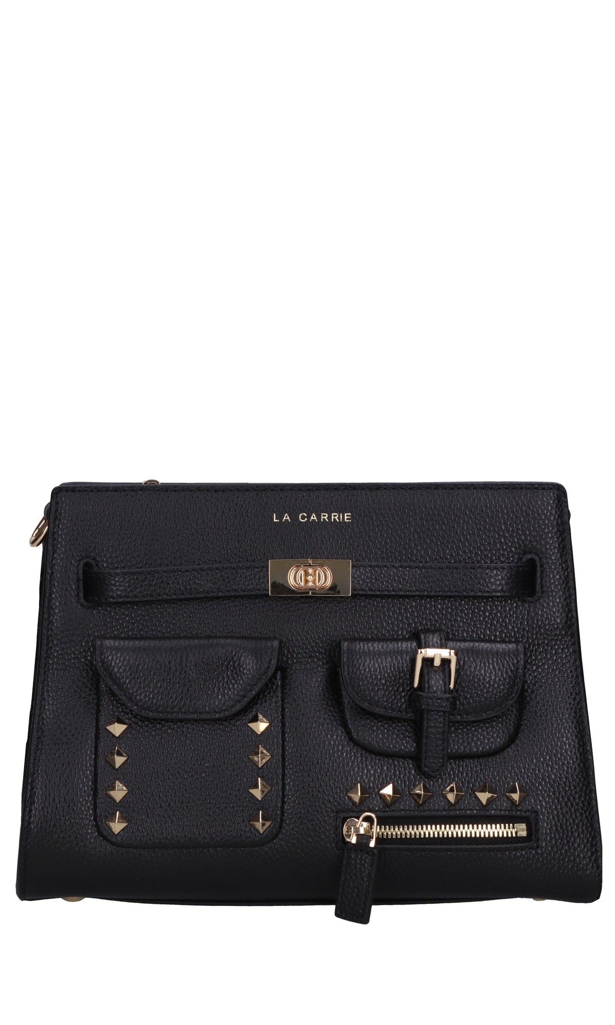 Borsa ROCK POKET MED. in pelle e borchie 