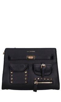 Borsa ROCK POKET MED. in pelle e borchie 