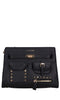 LA CARRIE Borsa ROCK POKET MED. in pelle e borchie