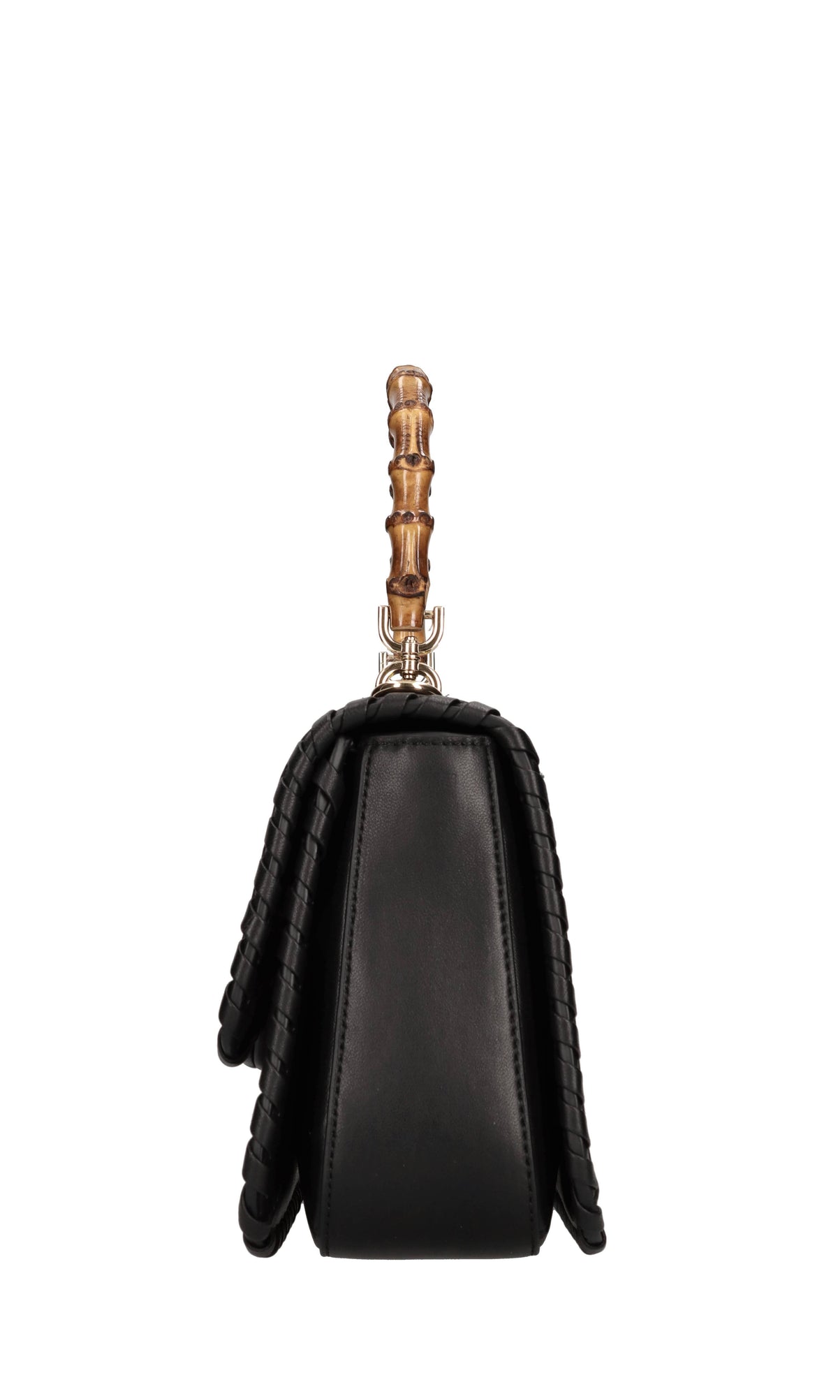 Borsa Monogram in pelle e tessuto 