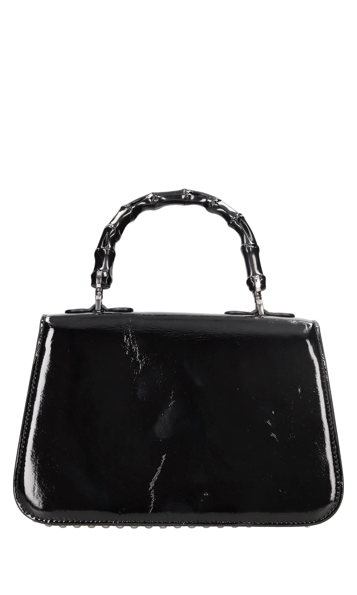 Borsa in pelle e borchie 