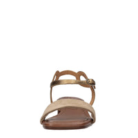 Sandali in pelle e camoscio 