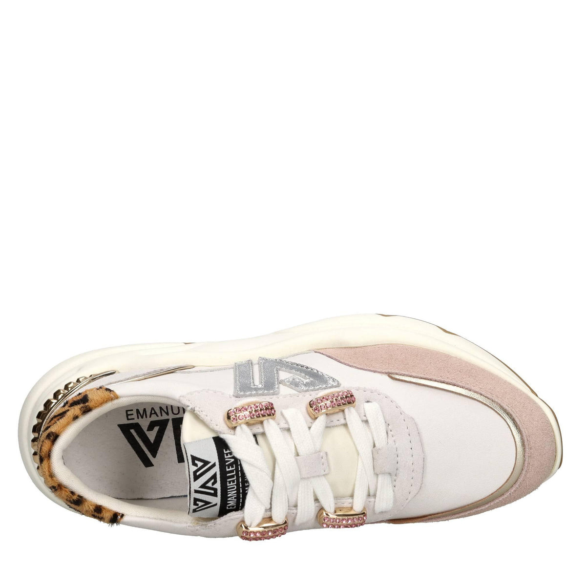 Sneakers in pelle e camoscio 