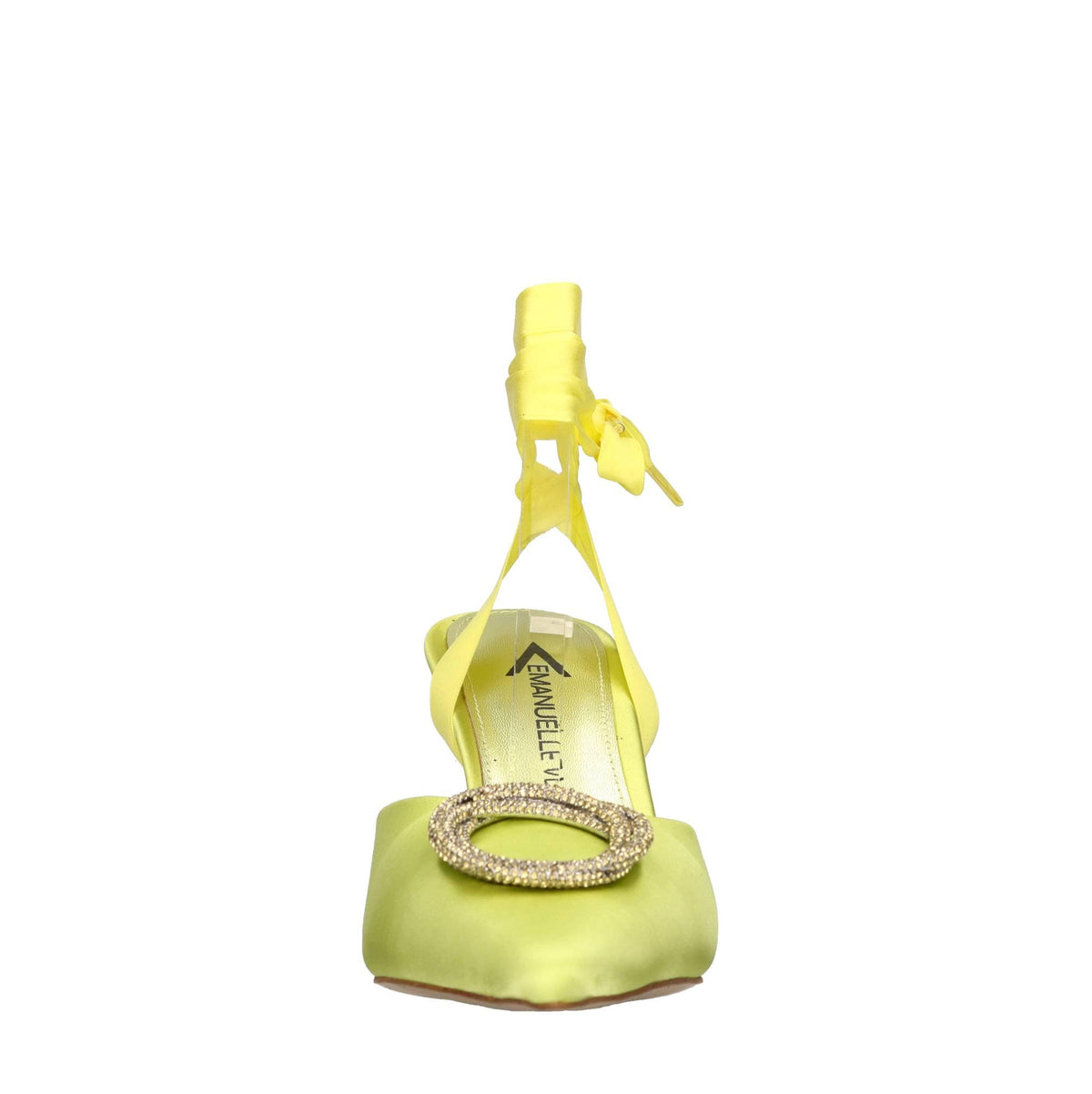 Décolleté slingback in raso 