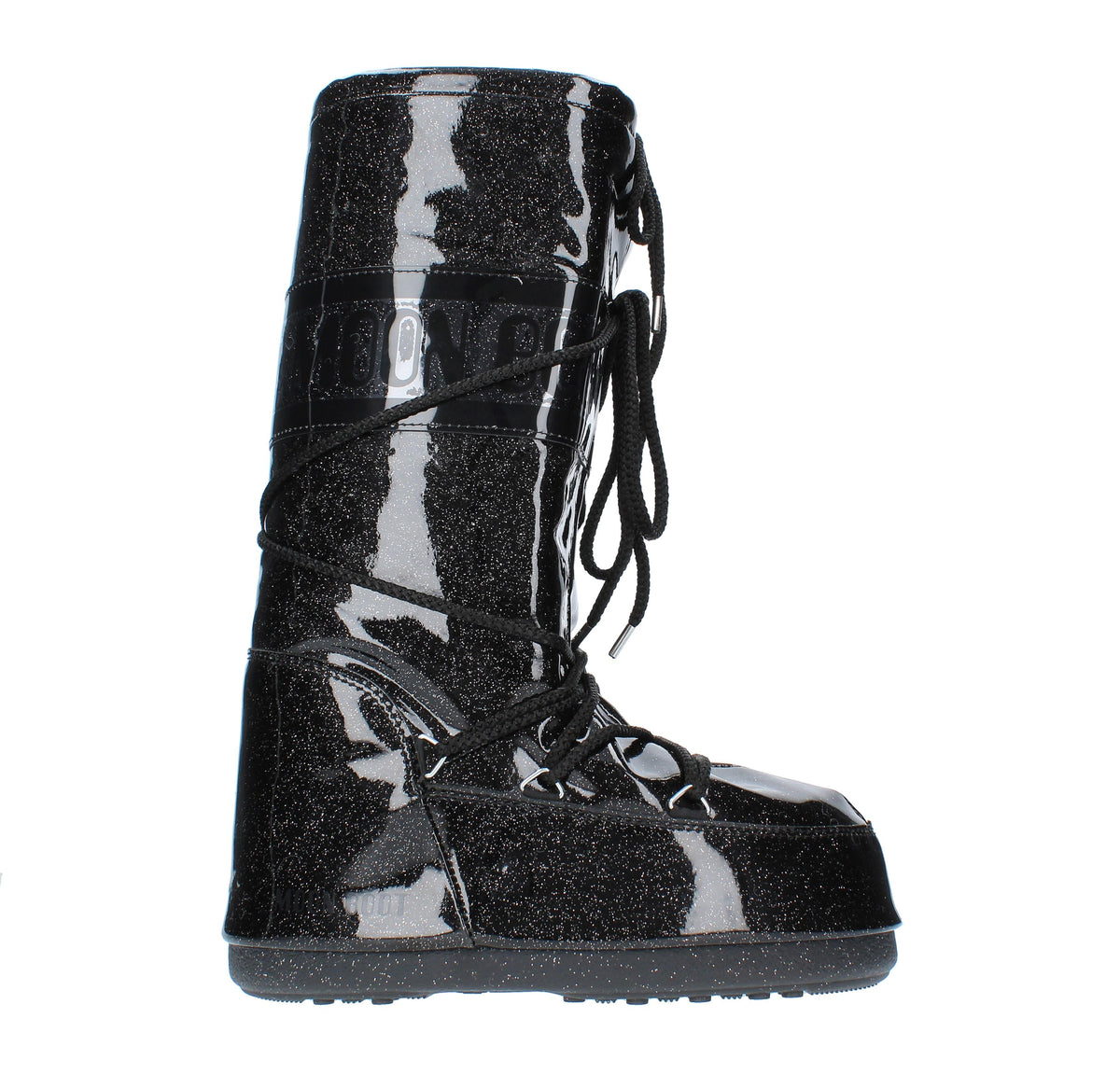 Stivali da neve modello ICON GLITTER MOON BOOT in nylon tecnico idrorepellente 