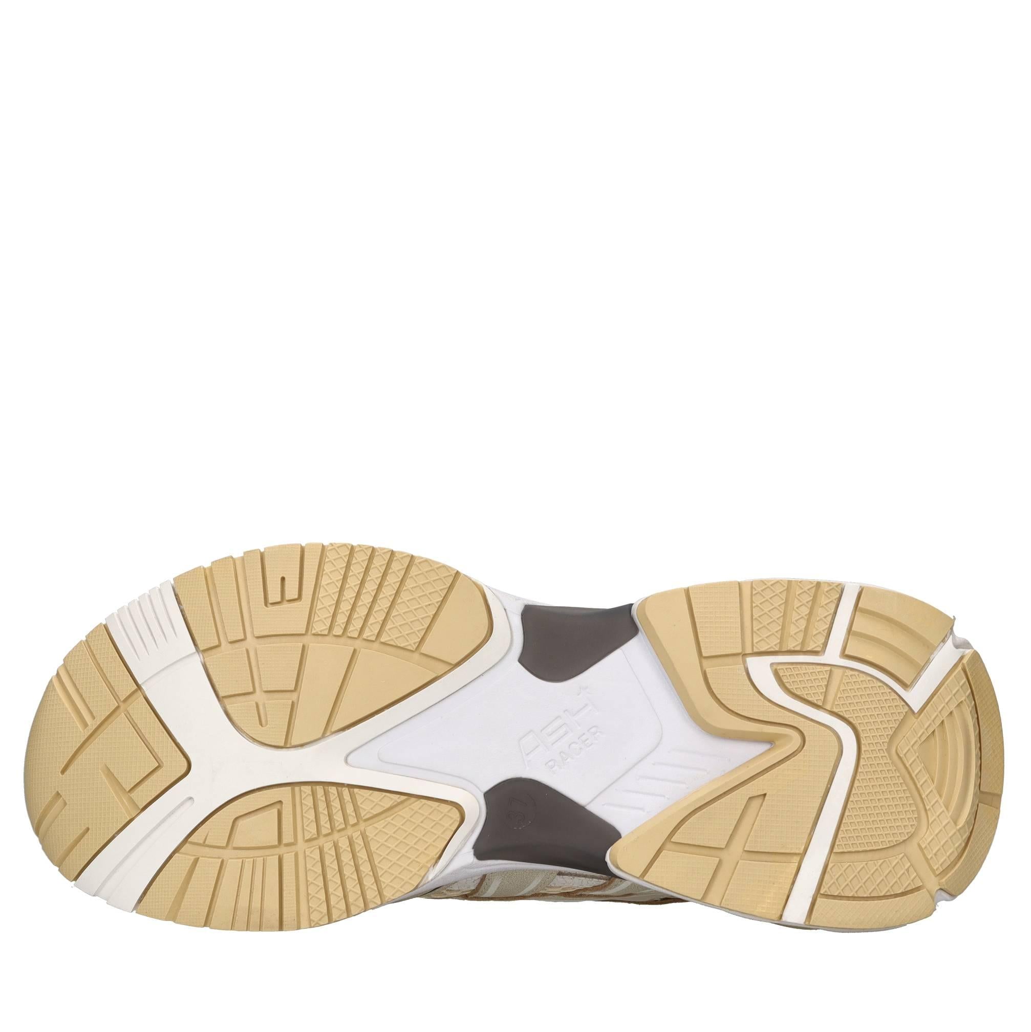 Sneakers modello Race in pelle e tessuto 
