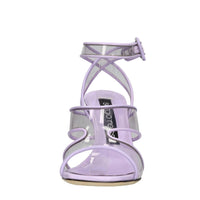 Sandali in pelle e plexi 