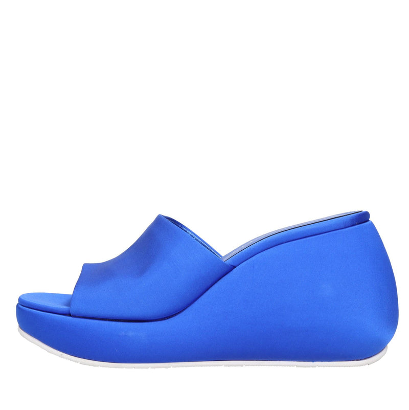 Mules Zeppa in raso 