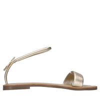 Sandali flat in pelle 
