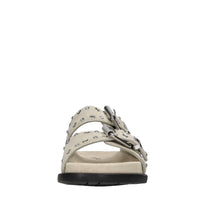 Mules in camoscio e strass 