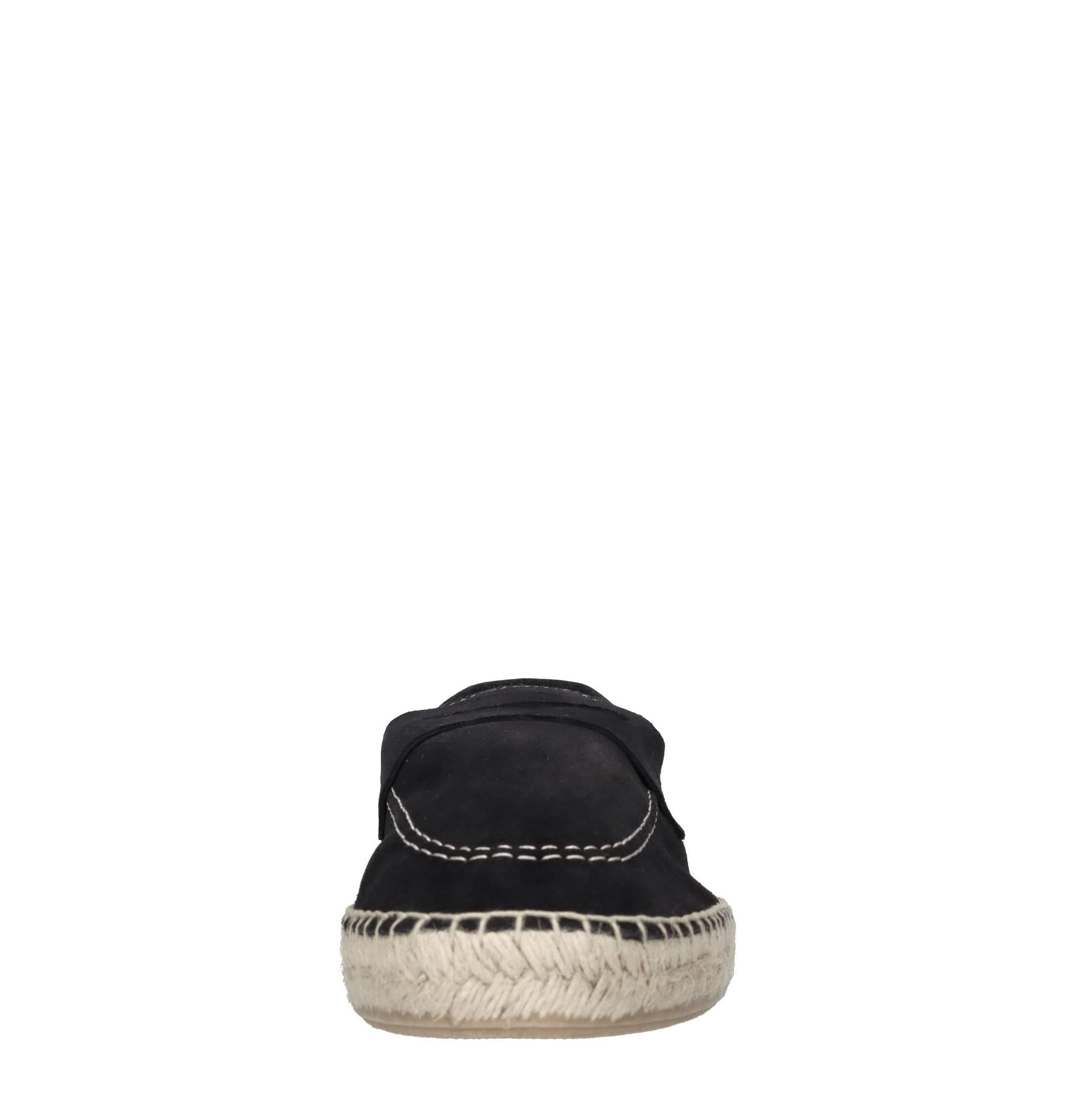 Mocassini espadrillas in camoscio 