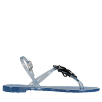 Sandali flat modello AURORA in plexi 