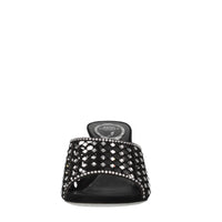 Mules Ginger in camoscio e strass 