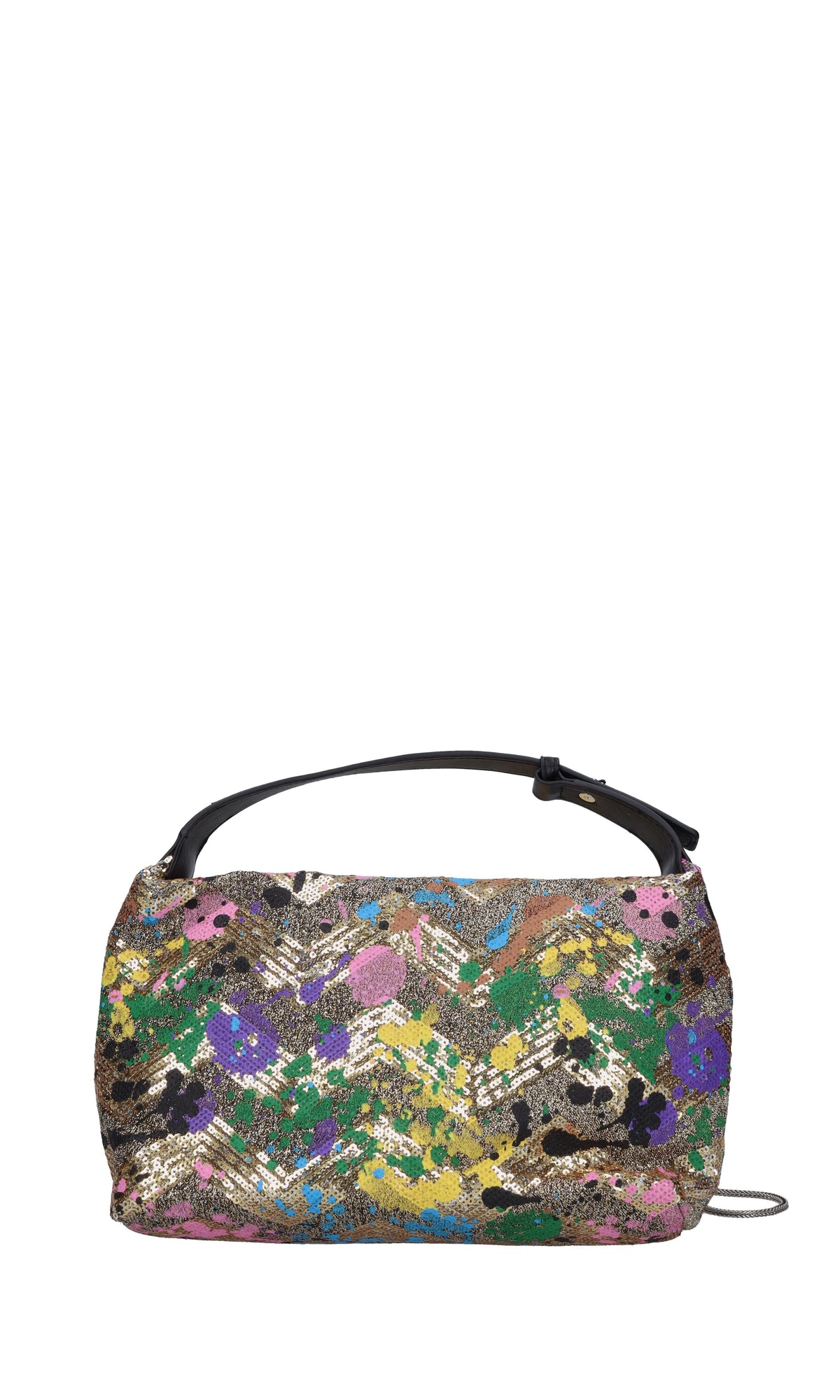 Borsa in tessuto e paillettes 
