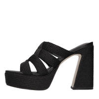 Mules in pelle e corda 