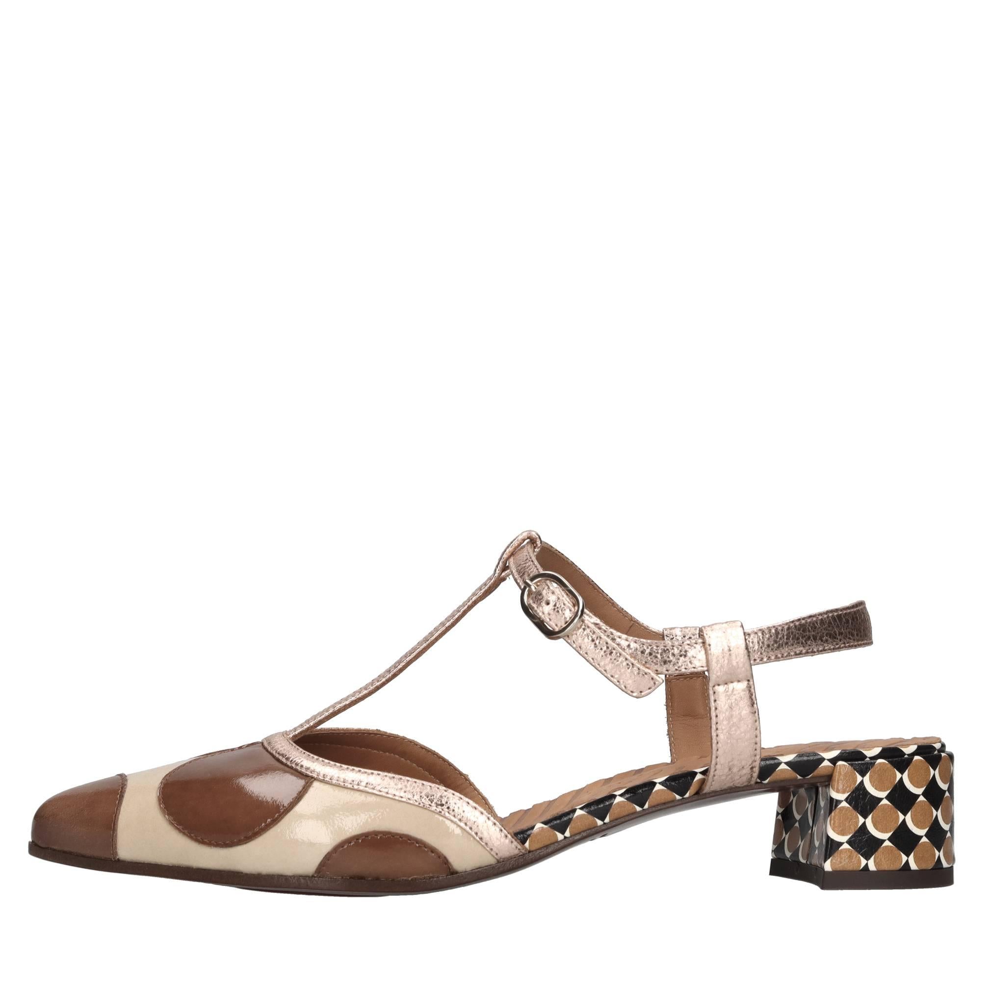 Décolleté slingback Hamel in pelle 