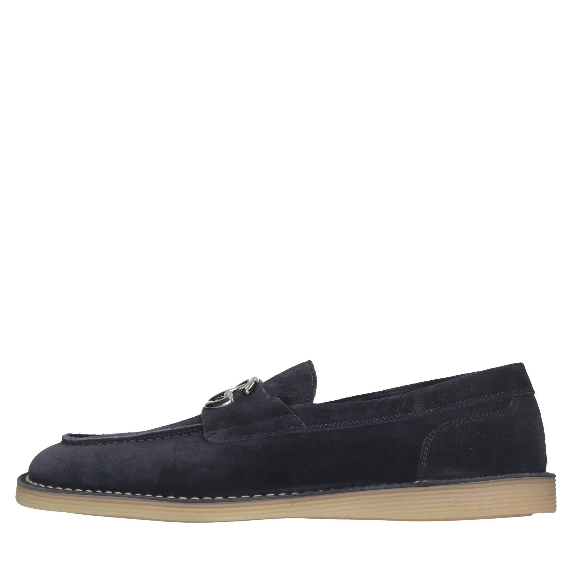 Mocassini New Florio Ideal in camoscio 